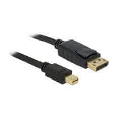 Delock miniDisplayPort-DisplayPort kabel 3m 4K 60Hz crni 82699