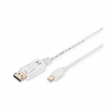 Digitus kabel DisplayPort mini-DisplayPort 2 m bijeli AK-340102-020-W