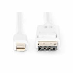 Digitus kabel DisplayPort mini-DisplayPort 2 m bijeli AK-340102-020-W