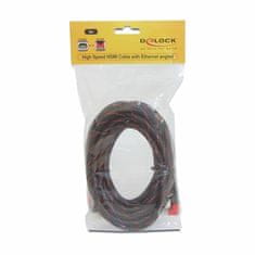 Delock HDMI kabel kutni 4K crveni 5m 82688