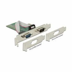 Delock kartica PCIe Serijski 2x RS232 + Niskoprofilni 89555