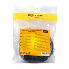 Delock AUDIO kabel 3,5 m - 2x činč-kabel 10 m 84277