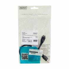Digitus USB 3.0 A-B mikro kabel 0,25 m crni