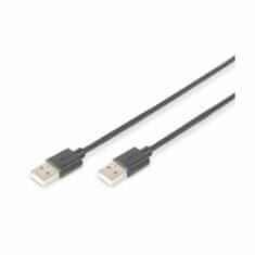 Digitus USB kabel A-A 1,8 m crni dvostruko zaštićeni