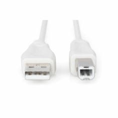Digitus USB kabel A-B 1,8 m sivi