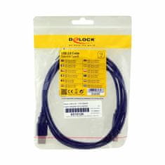 Delock USB kabel A-B 1,5 m dvostruko oklopljeni crni s feritom 84896