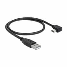 Delock USB kabel A-B mini pod kutom-horizon. 0,5 m 82680