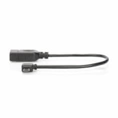 Digitus USB kabel A-B micro OTG 0,2 m kutni