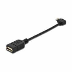 Digitus USB kabel A-B micro OTG 0,2 m kutni