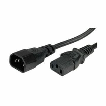 Value Kabel za napajanje 220V produžni 3m C13-C14