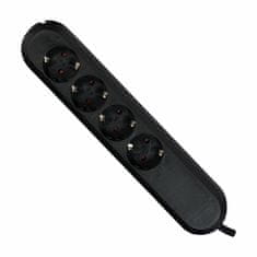 Bachmann produžni kabel 4x220V 1,5m crni 381.121K