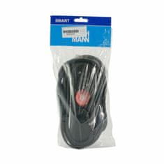 Bachmann produžni kabel 3x220V 3m crni 388.171