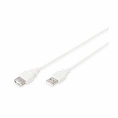 Digitus USB produžni kabel A-A 1,8 m dvostruko zaštićeni sivi