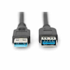 Digitus USB 3.0 produžni kabel A-A 1,8 m crni