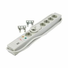Bachmann Razdjelnik za stalak 7x220V PVC siva zaštita od prenapona 2m 333.604