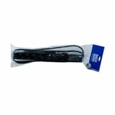 Bachmann razdjelnik za stalak 8x220V ALU crni zaštita od prenapona 2m 333.534