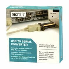 Digitus USB-Serijski DB09 pretvarač FTDI DA-70156