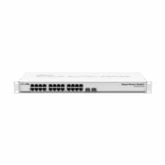 Mikrotik Giga 24-portni rack switch 2xSFP + CSS326-24G-2S+RM