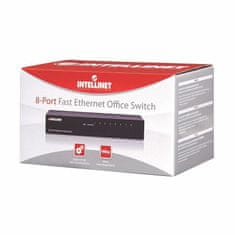 Intellinet mrežni prekidač switch 100M s 8 portova u metalnom kućištu 523318