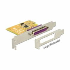 Delock kartica PCIe paralelna + niskoprofilna 89445