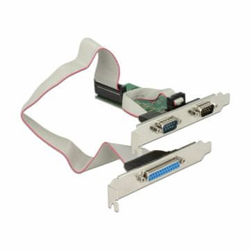 Delock PCIe serijska/paralelna + niskoprofilna kartica 89556