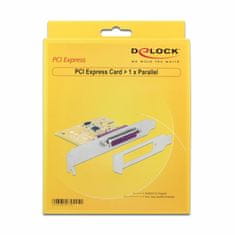 Delock kartica PCIe paralelna + niskoprofilna 89445