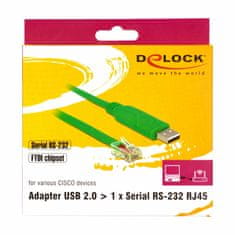Delock USB-Serijski RS232 RJ45 FTDI pretvarač 1,8 m 62960