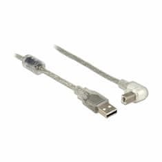 Delock kabel USB 2.0 AB 0,5 m kutni 84811
