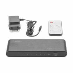 Digitus HDMI preklopnik 5x1 600MHz s IR daljinskim upravljačem DS-45317