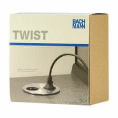 Bachmann TWIST ugradbena utičnica crna za kuhinjski pult 1x220V 1x prazna 931.133