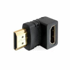 Delock adapter HDMI M - HDMI Ž 19-pinski kutni 90° 65071