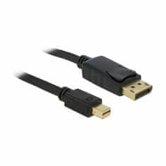 Delock miniDisplayPort-DisplayPort kabel 5 m 4K 60Hz crni 83479