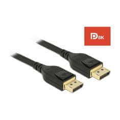 Delock DisplayPort kabel 3m 8K 60Hz crni 85661