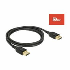 Delock DisplayPort kabel 1m 8K 60Hz crni 85658
