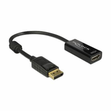 Delock adapter DisplayPort-HDMI pasivni 4K 30Hz 20 cm 62609