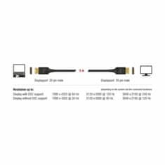 Delock DisplayPort kabel 5m 8K 60Hz crni 85663