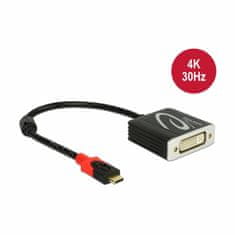 Delock USB 3.1 TypeC-DVI 24+5 4K 30Hz pretvarač 61213