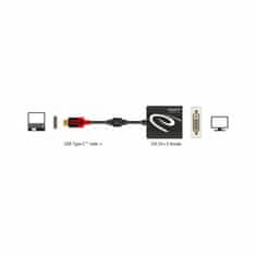 Delock USB 3.1 TypeC-DVI 24+5 4K 30Hz pretvarač 61213