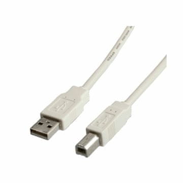 SECOMP USB kabel A-B 1,8 m sivi S31020-250