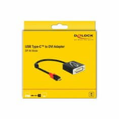 Delock USB 3.1 TypeC-DVI 24+5 4K 30Hz pretvarač 61213