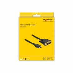 Delock kabel HDMI-DVI-D 18+1 1,5 m 85583