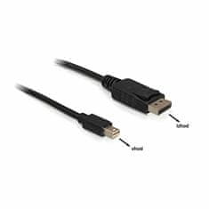 Delock miniDisplayPort-DisplayPort kabel 2 m 4K 60Hz crni 82438