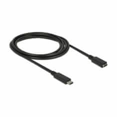 Delock USB 3.1 C-C produžni kabel 2 m crni 85542