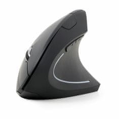 Gembird vertikalni bežični miš USB crni MUSW-ERGO-01