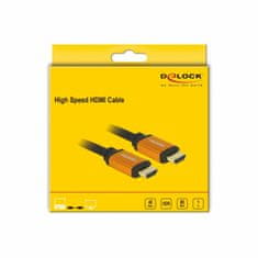 Delock HDMI kabel 8K 60Hz eARC 1m crno/narančasti 85727