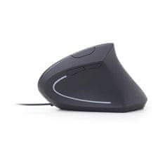Gembird vertikalni miš USB crni MUS-ERGO-01