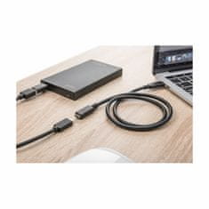 Digitus USB 3.1 C-C produžni kabel 0,7 m crni