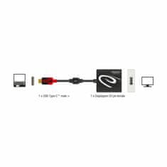 Delock USB 3.1 Type-C-Display Port 4K 60Hz adapter 63312