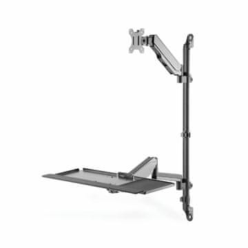 Digitus zidni nosač za monitor/miš/tipkovnicu crni DA-90372