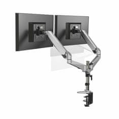 Digitus nosač za 2 monitora na stolu, srebrno/crni DA-90353